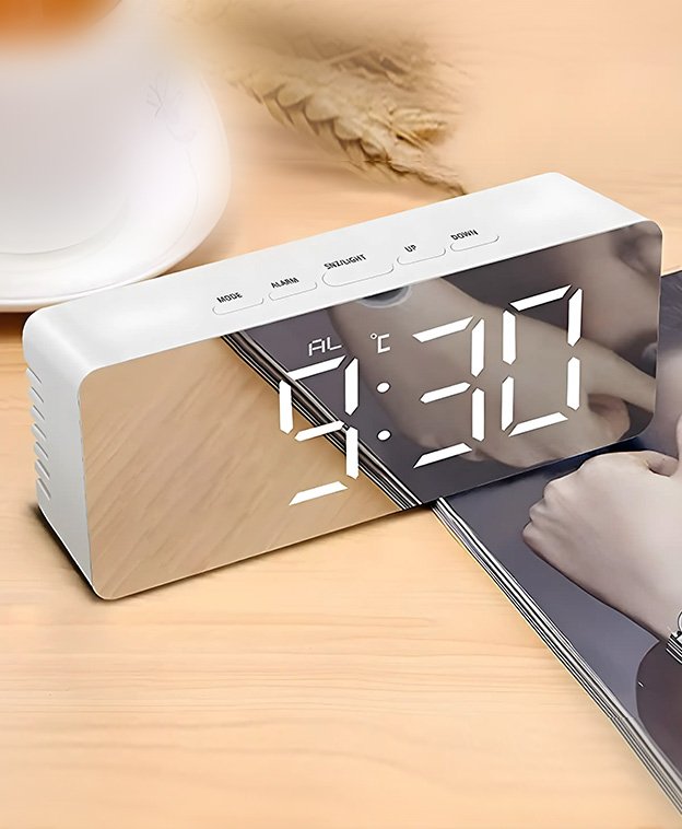 Mirror LED Clock