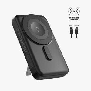 Mag Wireless Powerbank with Inbuilt Cables