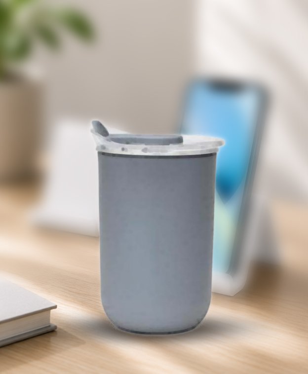 Double Wall Travel Mug 300ml - Grey