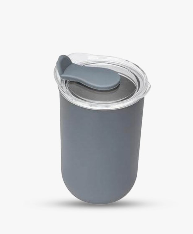 Double Wall Travel Mug 300ml - Grey - Image 2