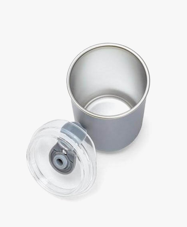 Double Wall Travel Mug 300ml - Grey - Image 3