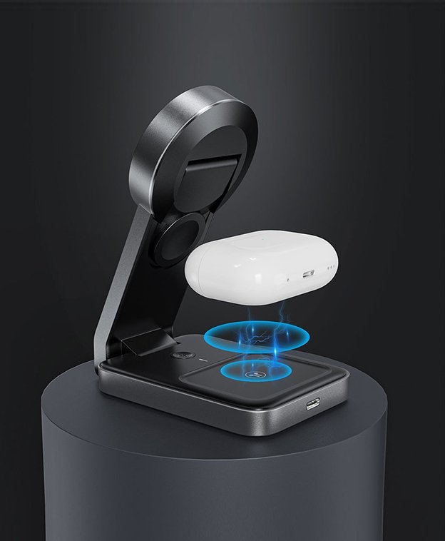 3 in 1 Charger with Ambient Light