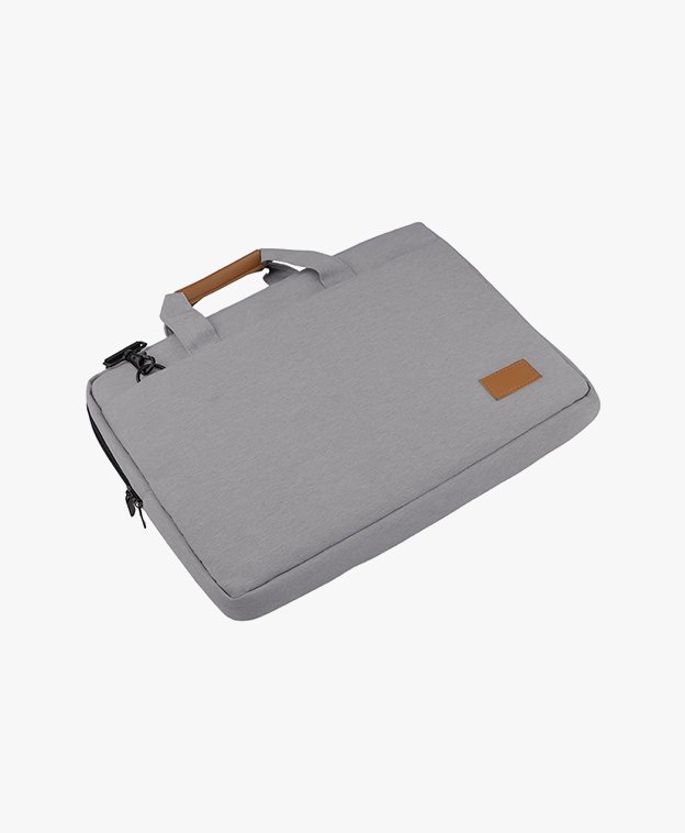 15" Laptop Bag - Grey/Tan - Image 2