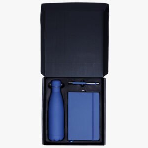 Premium Corporate Gift Set with Stainless Steel Bottle, Notebook & Pen