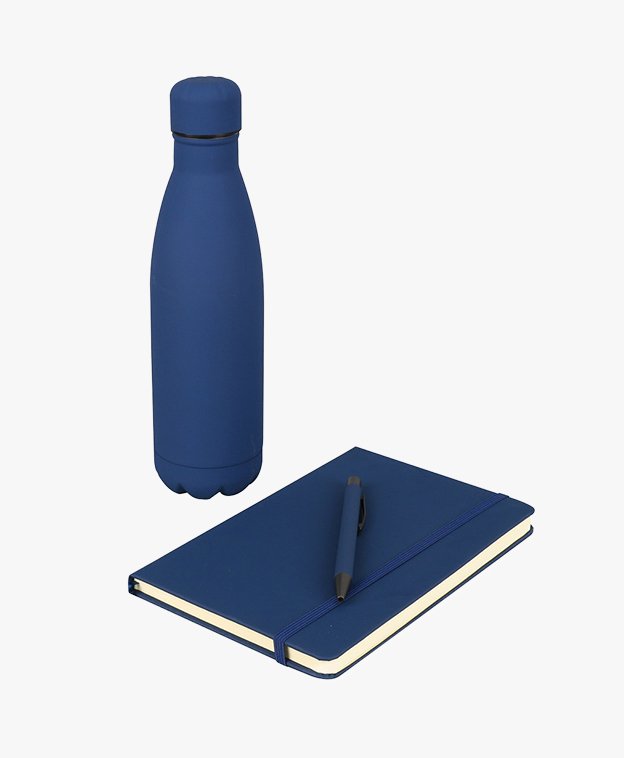 Premium Corporate Gift Set with Stainless Steel Bottle, Notebook & Pen - Image 2