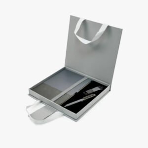 Premium Office Gift Set with Ribbon Handle Box